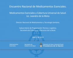 Medicamentos Esenciales y Cobertura Universal de Salud